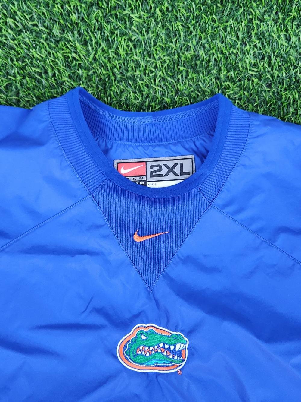 Florida Gators Nike Jacket Mens Size 2XL XXL Blue Windbreaker Pullover College
